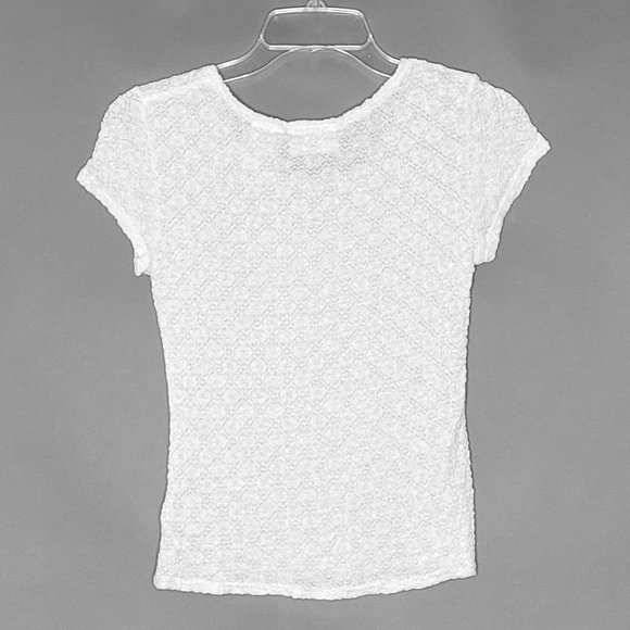 Worthington Petite Stretch White Tank Textured Material Size PS - Picture 3 of 8